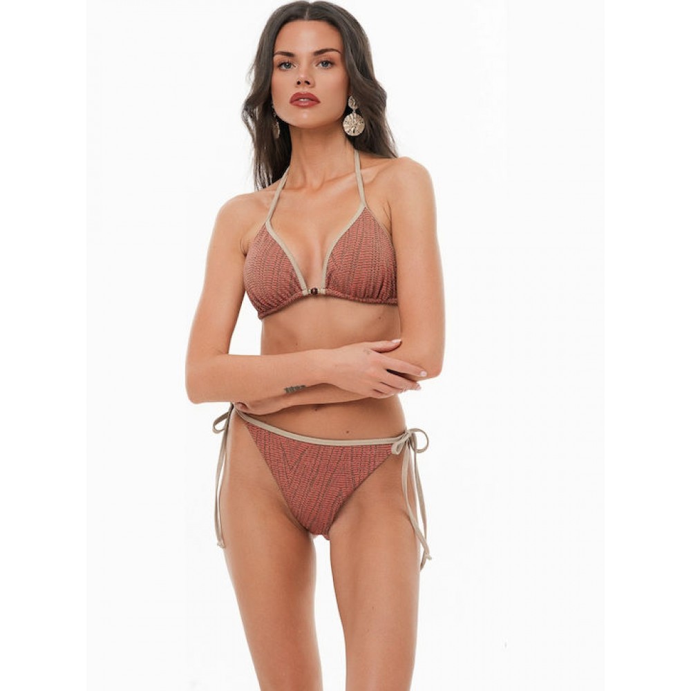 Bluepoint 26065000-49, Γυναικείο Brazilian Bikini Bottom "ON THE ROCKS", ΤΑΜΠΑ