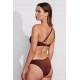 Bikini Set Μαγιό Bilitis JS128, με έναν ώμο σε μπρονζέ χρώμα