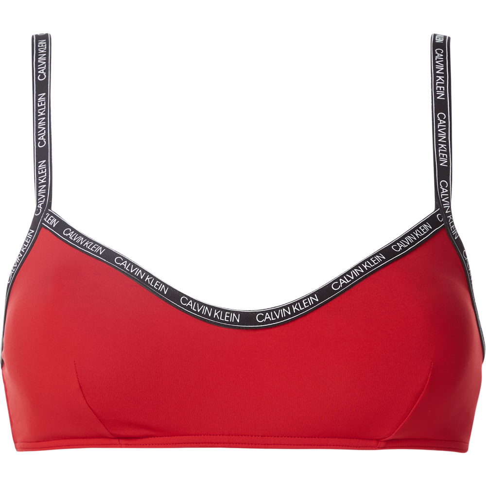 Γυναικείο Μαγιό Calvin Klein Bralette KW0KW01273-XMK σε κόκκινο χρώμα