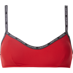 Γυναικείο Μαγιό Calvin Klein Bralette KW0KW01273-XMK σε κόκκινο χρώμα