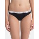 Calvin Klein  QD3588E-999 Bikini 3PK, βαμβακερά κυλοτάκια  σε συσκευασία των 3 τεμαχίων ΑΣΠΡΟ-ΜΑΥΡΟ-ΓΚΡΙ