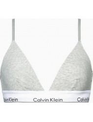 Calvin Klein Light Lined Bralette 000QF5650EE-020 Γυναικείο Bralette με φαρδύ λάστιχο αφαιρούμενη επένδυση ΓΚΡΙ