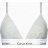 Calvin Klein Light Lined Bralette 000QF5650EE-020 Γυναικείο Bralette με φαρδύ λάστιχο αφαιρούμενη επένδυση ΓΚΡΙ