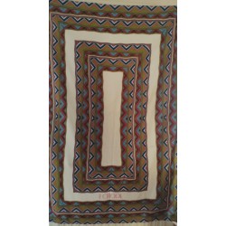 Miss Crool 24C4-T24-3960-02, Πετσέτα θαλάσσης σε Boho Print 1.50X0.95 εκ. ΑΣΠΡΗ
