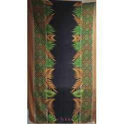 Crool 24C4-K05-3960-01, Πετσέτα θαλάσσης σε Boho Print 1.50X0.95 εκ. ΜΑΥΡΗ