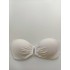 Μiss Crool I20-851, Strapless Σουτιέν μαγιό  cup B/C ενισχυμένο και κούμπωμα στη πλάτη ΑΣΠΡΟ