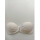 Μiss Crool I20-851, Strapless Σουτιέν μαγιό  cup B/C ενισχυμένο και κούμπωμα στη πλάτη ΑΣΠΡΟ