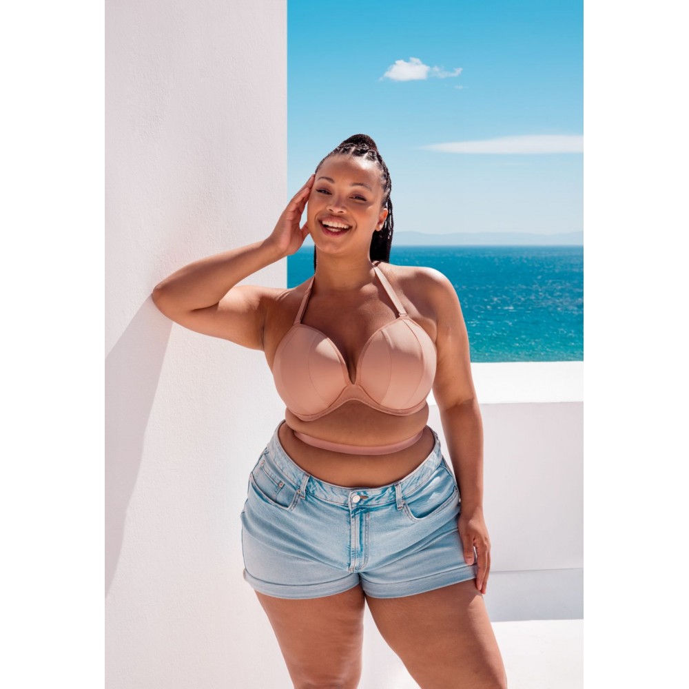 Curvy Kate CK088108, Πολυμορφικό Σουτιέν Superhero Strapless Push Up με βαθύ ντκεολτέ, ΜΠΕΖ 