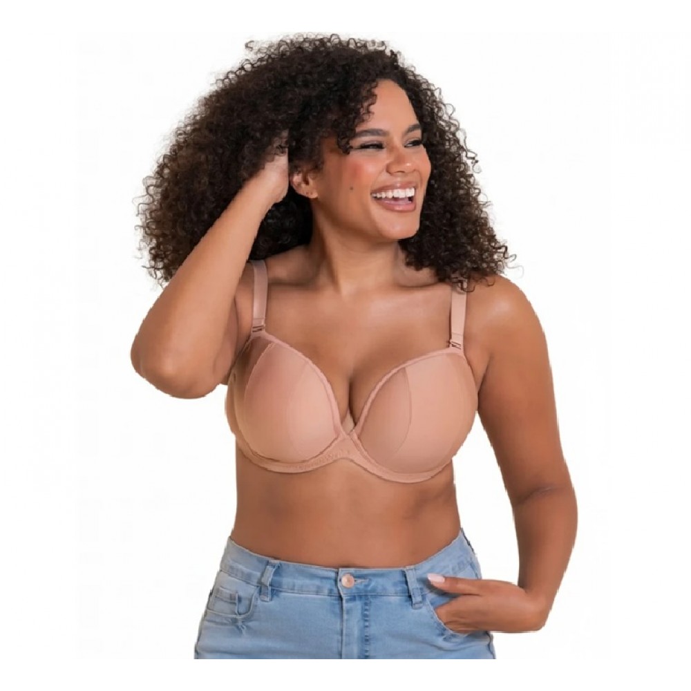 Curvy Kate CK088108, Πολυμορφικό Σουτιέν Superhero Strapless Push Up με βαθύ ντκεολτέ, ΜΠΕΖ 