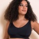 Curvy Kate CK093110, Αθλητικό Bralette χωρίς μπανέλα ΜΑΥΡΟ 