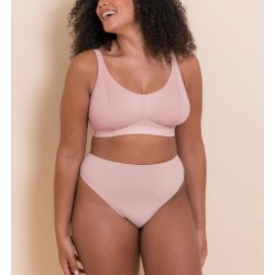 Curvy Kate CK093110, Αθλητικό Bralette χωρίς μπανέλα, ΡΟΖ
