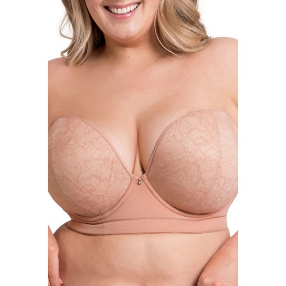 Curvy Kate CK071108, Strapless Push Up με βαθύ ντκεολτέ, ΜΠΕΖ 
