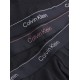 Calvin Klein 000NB4076A-Q6A, Low Rise Trunk 3 pcs Modern Cotton με Μεταλλιζέ logo,  ΜΑΥΡΑ