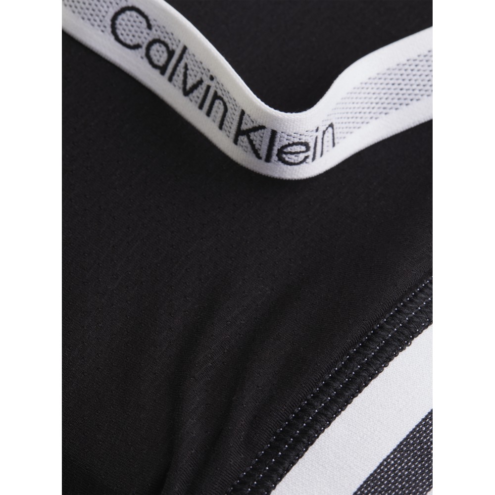 Calvin Klein 000QF7900E-UB1, Γυναικείο Αθλητικό Μπουστάκι Push Up με κούμπωμα, ΜΑΥΡΟ