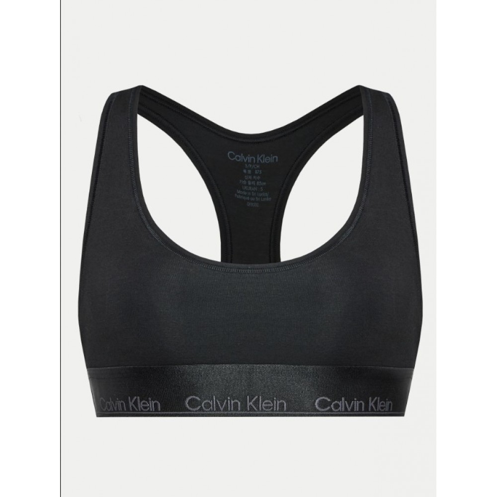 Calvin Klein 000QF8000E-UB1, Γυναικείο Σετ εσώρουχα με Κυλοτάκι String  , ΜΑΥΡΟ