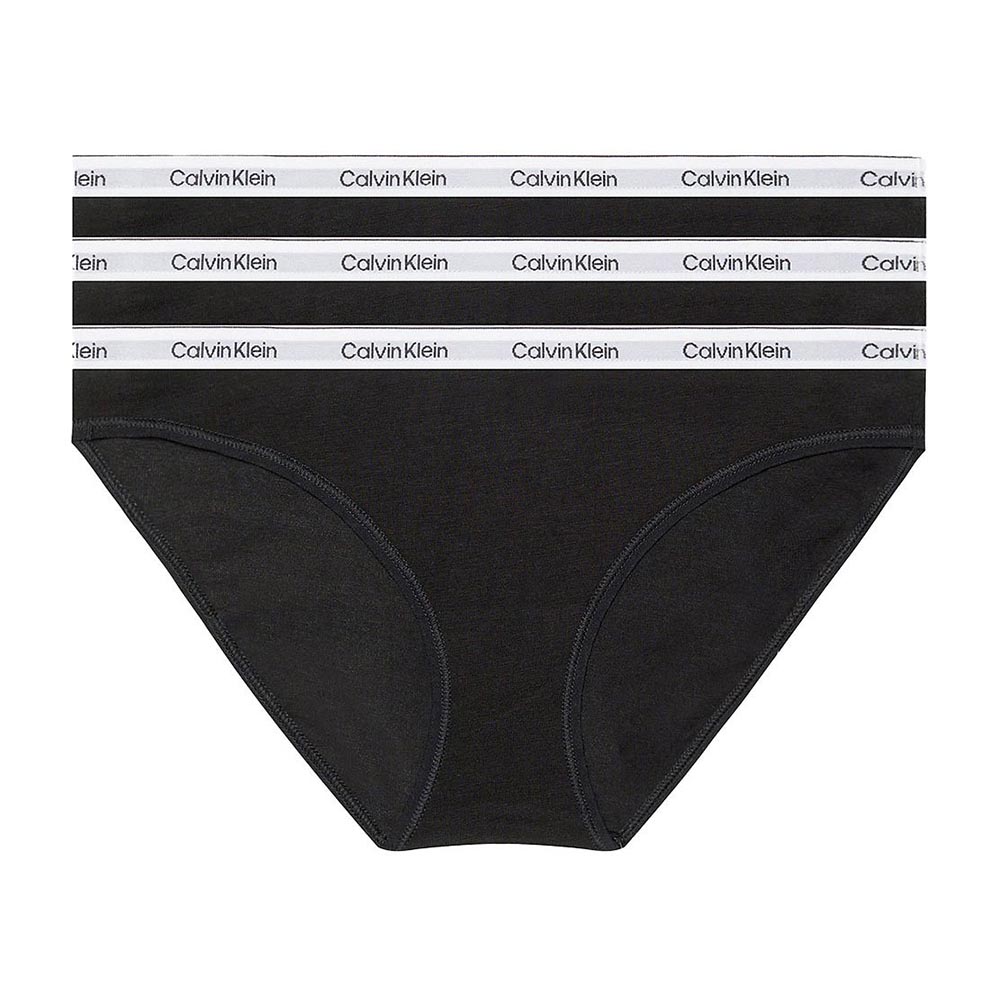 Calvin Klein  Bikini  3Pack 000QD5207E-UB1 Γυναικεία Κυλοτάκια σετ 3 τεμ. ΜΑΥΡΟ