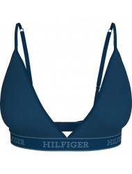 Tommy Hilfiger UW0UW05537-C3J, Γυναικείο Σουτιέν Τριγωνάκι με αφαιρούμενη ενίσχυση, DEEP INDIGO