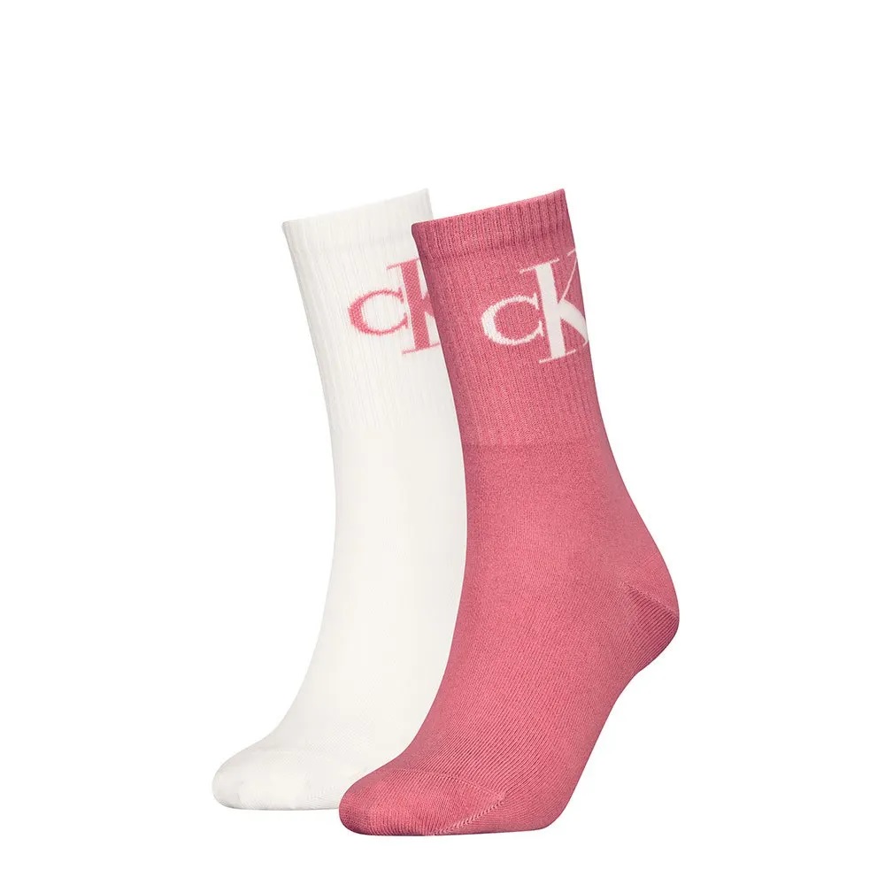 Calvin Klein Jeans 701228811-005 Γυναικείες αθλητικές κάλτσες CKJ Women Sock Monogram (Συσκ. 2 ζεύγη)