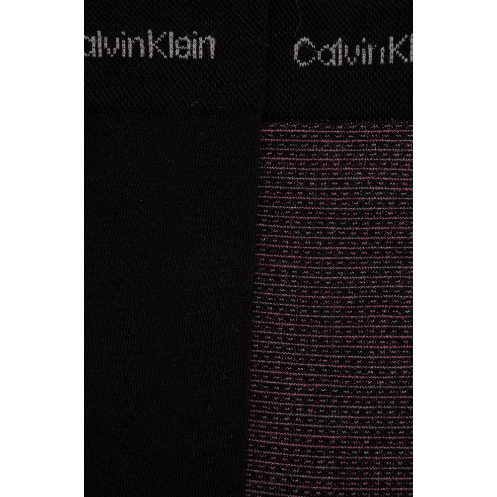 Ανδρικές Κάλτσες  CALVIN KLEIN 701230620-001 CK MEN SOCK 2pcs Runfree Plating, BLACK 