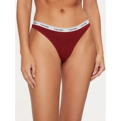 Calvin Klein Thong 3Pack 000QD5209E-PYT, Γυναικεία String Κυλοτάκια σετ 3 τεμ. MULTI COLOUR