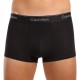 Calvin Klein 000NB4076A-Q6A, Low Rise Trunk 3 pcs Modern Cotton με Μεταλλιζέ logo,  ΜΑΥΡΑ