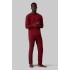 CALVIN KLEIN 000NM2846E-SSM,  L/S PANT SET ΑΝΔΡΙΚΗ ΠΥΤΖΑΜΑ ΜΕ ΛΟΓΟΤΥΠΟ, ΜΠΟΡΝΤΟ