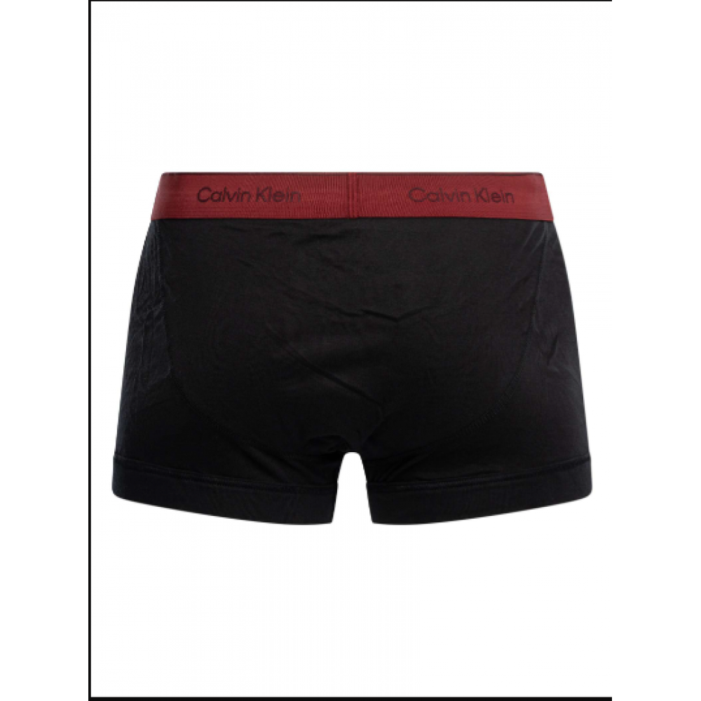 Calvin Klein 000NB4002A-PRU, Ανδρικά Μποξερ με άνοιγμα  COTTON CLASSIC TRUNK 3pcs, ΜΑΥΡΑ