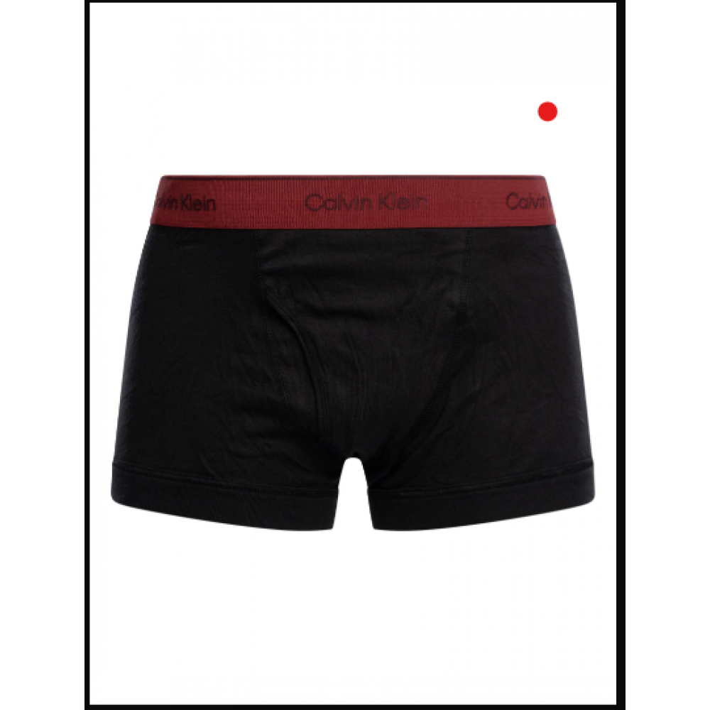 Calvin Klein 000NB4002A-PRU, Ανδρικά Μποξερ με άνοιγμα  COTTON CLASSIC TRUNK 3pcs, ΜΑΥΡΑ