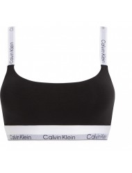 Calvin Klein 000QF7970E-UB1, Γυναικείο Αθλητικό Bralette Modern Air με φαρδιά τιράντα, ΜΑΥΡΟ