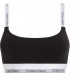 Calvin Klein 000QF7970E-UB1, Γυναικείο Αθλητικό Bralette Modern Air με φαρδιά τιράντα, ΜΑΥΡΟ