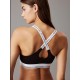 Calvin Klein 000QF7970E-UB1, Γυναικείο Αθλητικό Bralette Modern Air με φαρδιά τιράντα, ΜΑΥΡΟ