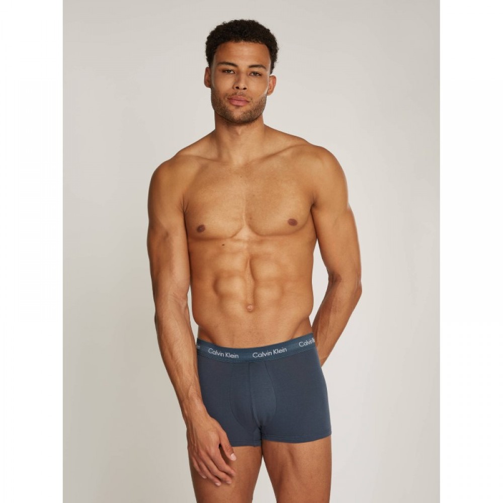 Ανδρικά Μπόξερ Calvin Klein Low Rise Trunk 0000U2664G-QRH, MULTI COLOR