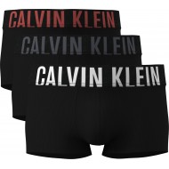 Calvin Klein 3Pack Microfiber Low Rise Trunk 000NB3611A-2QS, ΜΑΥΡΟ