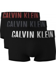 Calvin Klein 3Pack Microfiber Low Rise Trunk 000NB3611A-2QS, ΜΑΥΡΟ