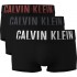 Calvin Klein 3Pack Microfiber Low Rise Trunk 000NB3611A-2QS, ΜΑΥΡΟ