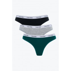 Calvin Klein 000QD5209E-31U, Γυναικεία Κυλοτάκια Thong  σετ 3 τεμ. MULTI COLOUR