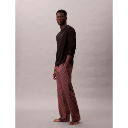 Calvin Klein LV00NM2956-33F, Ανδρική Πυτζάμα Βαμβακερή με μπορντό παντελόνι, ΜΑΥΡΟ Calvin Klein LV00NM2956-33F, Ανδρική Πυτζάμα Βαμβακερή με μπορντό παντελόνι, ΜΑΥΡΟ