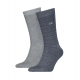 Calvin Klein 701235969-002, Ανδρικές Κάλτσες CK MEN'S SOCKS  GRID 2 ζεύγη, ΓΚΡΙ ΣΚΟΥΡΟ