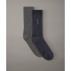 Calvin Klein 701235970-002, Ανδρικές Κάλτσες CK MEN'S SOCKS PINSTRIPE 2 ζεύγη, ΓΚΡΙ