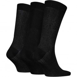 Calvin Klein 701235981-001, CK MEN SOCK 3 pcs GIFTBOX DROPNEEDLE, ΜΑΥΡΟ