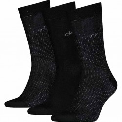 Calvin Klein 701235981-001, CK MEN SOCK 3 pcs GIFTBOX DROPNEEDLE, ΜΑΥΡΟ