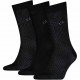 Calvin Klein 701235981-001, CK MEN SOCK 3 pcs GIFTBOX DROPNEEDLE, ΜΑΥΡΟ