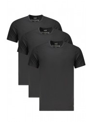 Calvin Klein LV00NB4185-UB1,  S/S Crew Neck 3pk, Ανδρικές Φανέλες Κοντό Μανίκι 3 τεμ.  ΜΑΥΡΟ