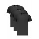 Calvin Klein LV00NB4185-UB1,  S/S Crew Neck 3pk, Ανδρικές Φανέλες Κοντό Μανίκι 3 τεμ.  ΜΑΥΡΟ