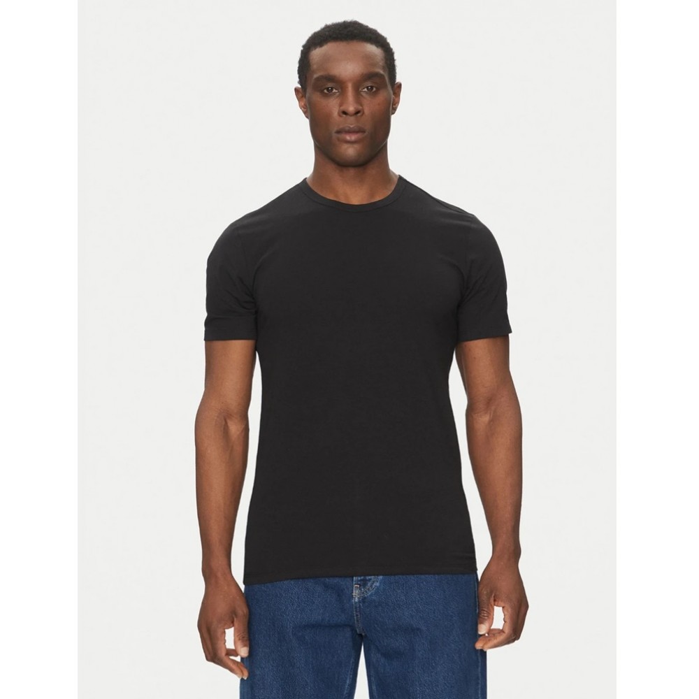 Calvin Klein LV00NB4185-UB1,  S/S Crew Neck 3pk, Ανδρικές Φανέλες Κοντό Μανίκι 3 τεμ.  ΜΑΥΡΟ