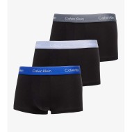 Calvin Klein Low Rise Trunk LV00NB4389-R9B 3pack, Ανδρικά Μπόξερ ΜΑΥΡΑ
