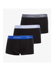 Calvin Klein Low Rise Trunk LV00NB4389-R9B 3pack, Ανδρικά Μπόξερ ΜΑΥΡΑ
