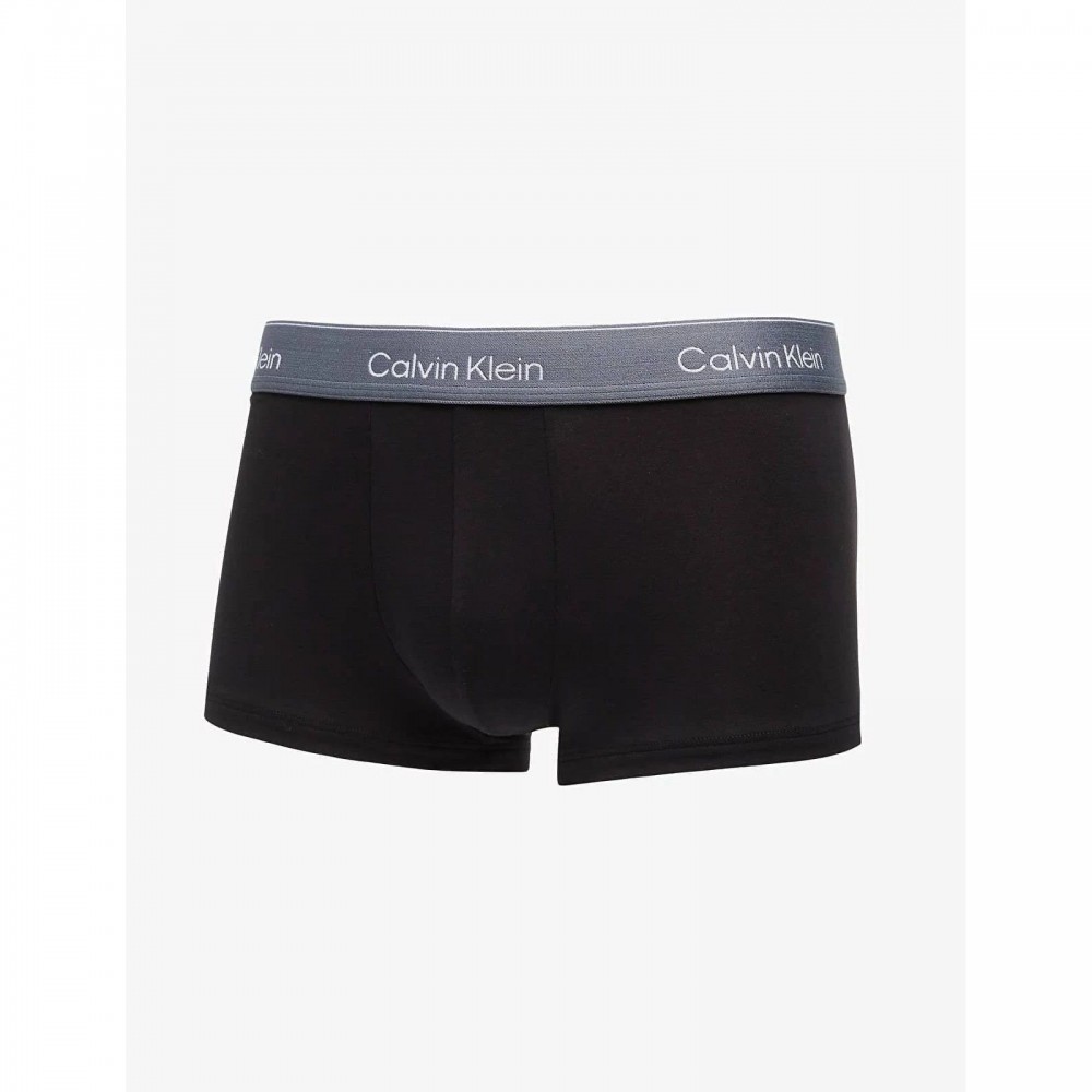 Calvin Klein Low Rise Trunk LV00NB4389-R9B 3pack, Ανδρικά Μπόξερ ΜΑΥΡΑ