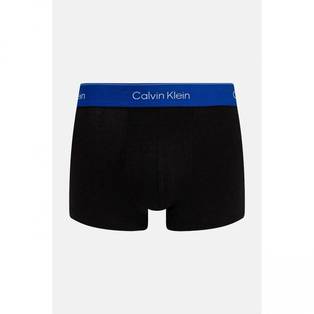 Calvin Klein Low Rise Trunk LV00NB4389-R9B 3pack, Ανδρικά Μπόξερ ΜΑΥΡΑ