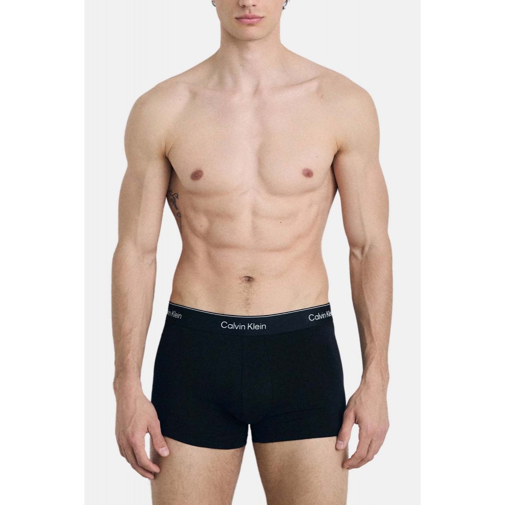 Calvin Klein LV00NB4392-TM6 Trunk 3pack, Icon Cotton Stretch, Ανδρικά Μπόξερ ΜΑΥΡΑ Calvin Klein LV00NB4392-TM6 Trunk 3pack, Icon Cotton Stretch, Ανδρικά Μπόξερ ΜΑΥΡΑ